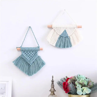 BohemianCottonClub Déco murale macramé  Wall-Hanging-C-04