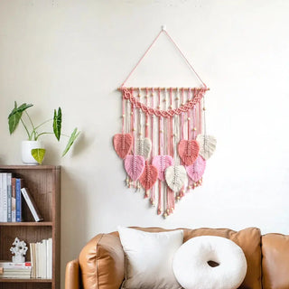 BohemianCottonClub Déco plume macramé  