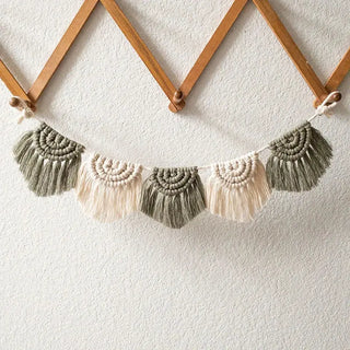 BohemianCottonClub Guirlande macramé  Wall-Hanging-C