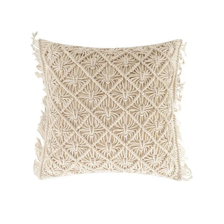 BohemianCottonClub Housse de coussin bohème macramé  C