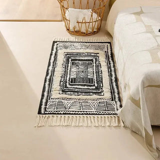 BohemianCottonClub Tapis en macrame  