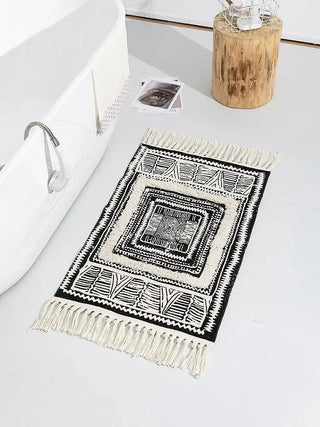 BohemianCottonClub Tapis en macrame  