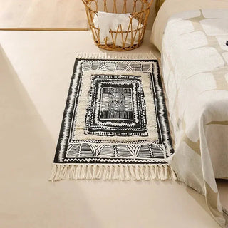 BohemianCottonClub Tapis en macrame  1-60-x-130cm