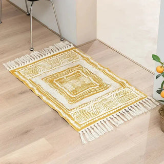 BohemianCottonClub Tapis en macrame  2-60-x-130cm