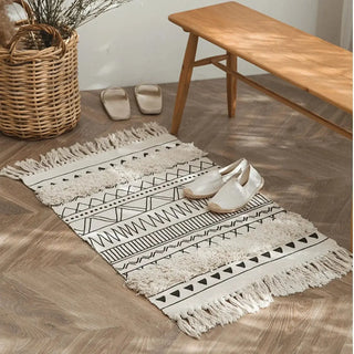 BohemianCottonClub Tapis en macrame  5-60-x-130cm