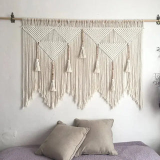 BohemianCottonClub Tête de lit macramé  